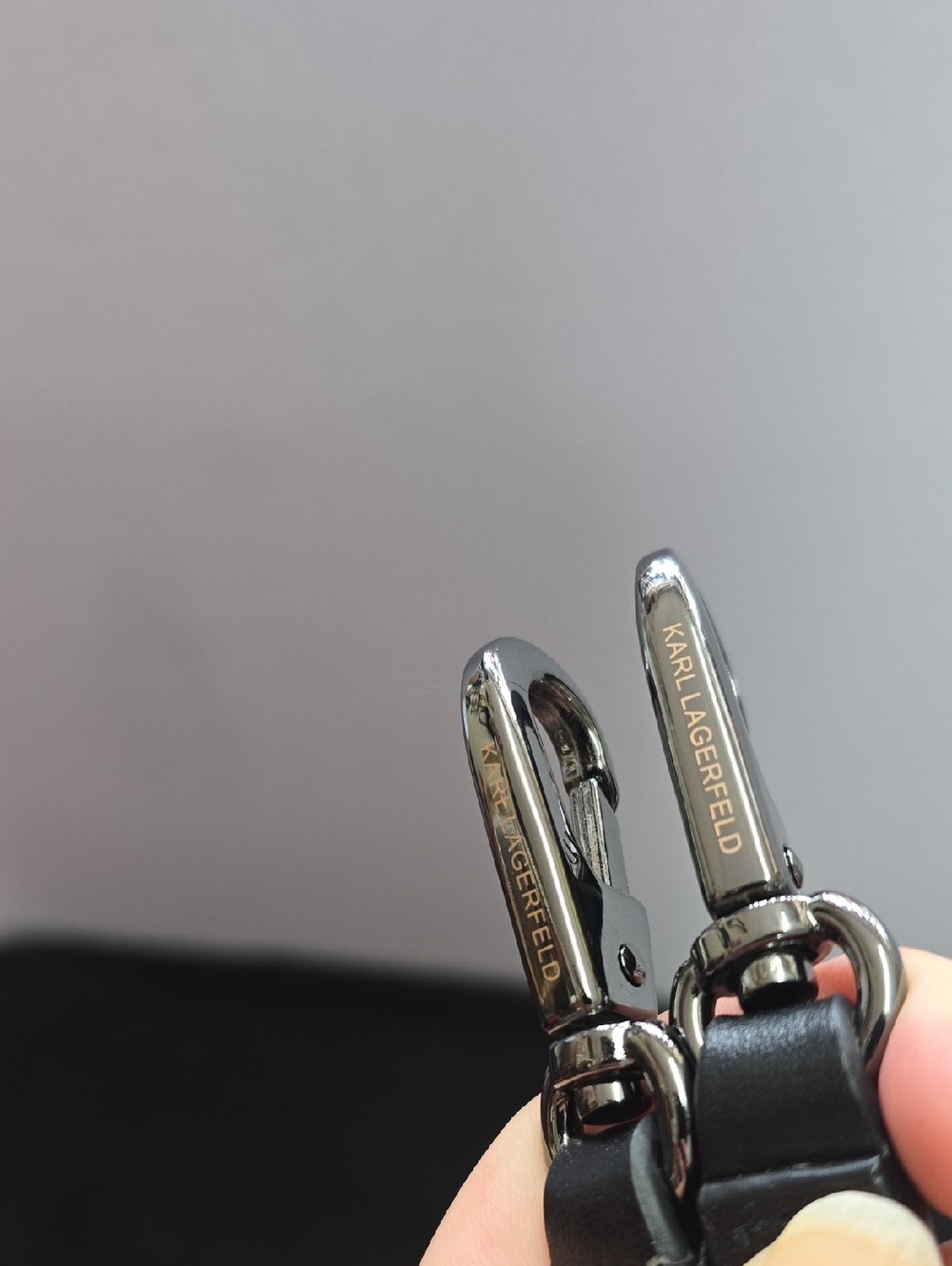 Karl Lagerfeld Leather Satchel - Picture 6 of 14